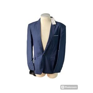 Beninos Men's Suit Jacket Large | Navy Blazer Sports Coat Formal Wear